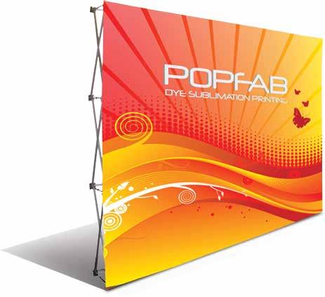 FABRIC TENSION DISPLAYS VISION FABWALL Curved Wall Straight Wall Banner Wall.