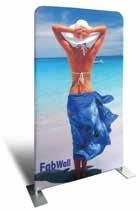 FABRIC TENSION DISPLAYS STRAIGHT VISION FABWALL 5 Straight Wall Frame size 60 w x 90 h Graphic Size 60 w x 88 h Table Top Straight