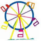 Applications of Sinusoidal Functions A carnival Ferris wheel with a radius of 14 m makes one complete revolution every 16 seconds. The bottom of the wheel is 1.5 m above the ground.