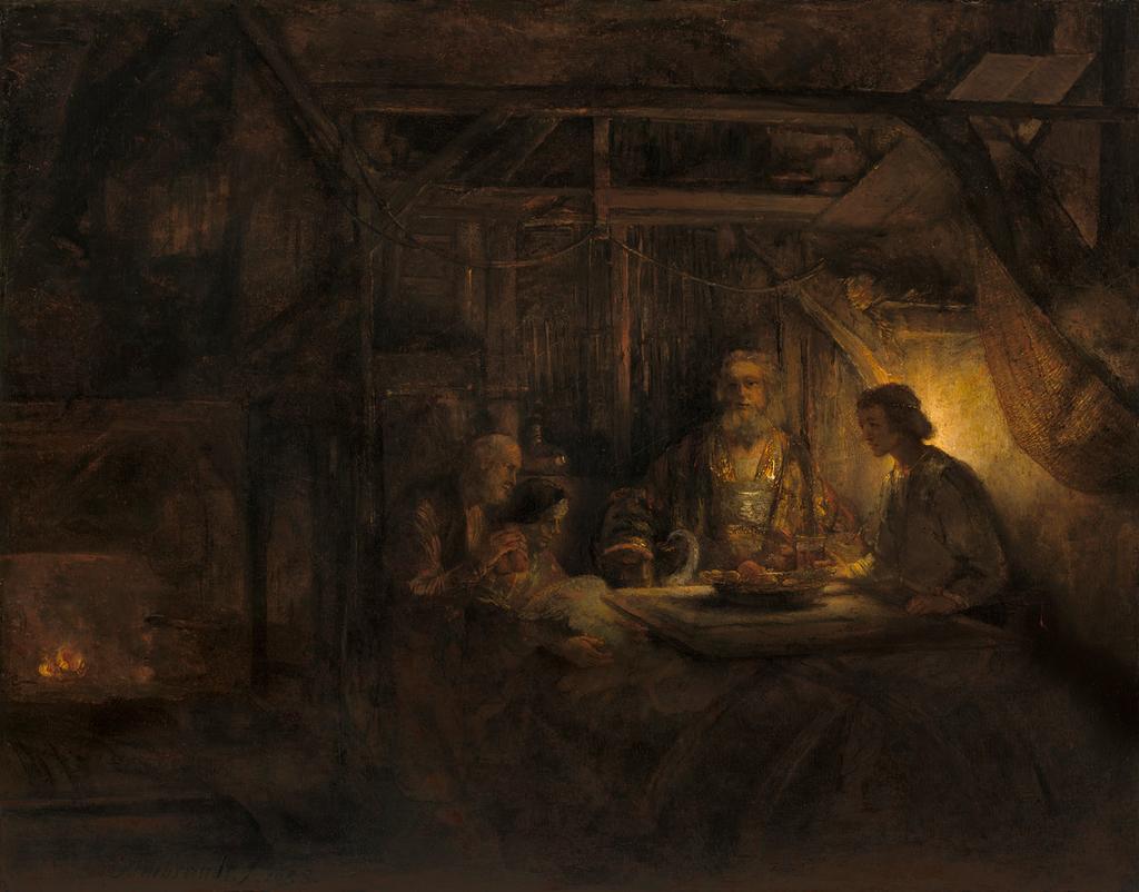 Philemon and Baucis, Rembrandt van Rijn,