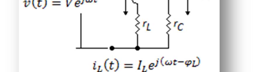 The Q for the real-world capacitor may be calculated in a similar way as we did for the coil: 2 where is the peak