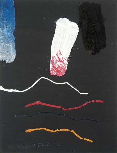 James Brooks (1906 1992) Untitled (JBr29), 1969 Acrylic and crayon