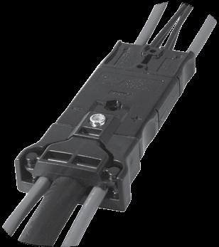 Connectors - up to 1 amps NEW 75G 75X Wire to Wire The patented connector family is designed to provide high power in a compact ergonomic housing with protection against accidental contact with live