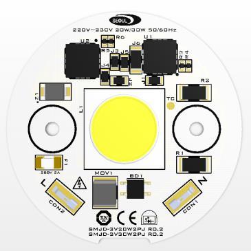Integrated AC LED Solution Acrich2.5 30W SMJD-3V30W2PJ RoHS Product Brief Description The Acrich2.