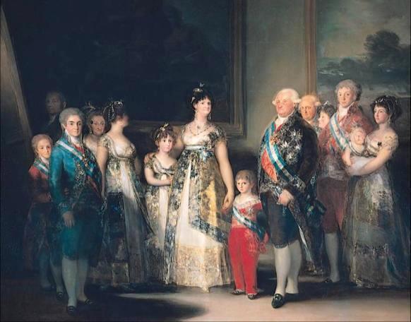 Romanticism Francisco Goya, The Family of Charles IV, 1800. Goya was recognized for his skill fairly early in life and appointed as the Pintor del Rey (Painter to the King) in 1786.