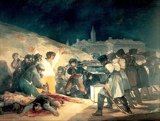 Romanticism Francisco Goya, The Third of May 1808, 1814. The Spanish people, finally recognizing the French as invaders, sought a way to expel the foreign troops.