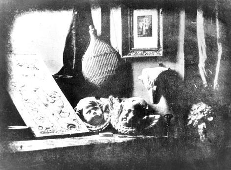 Realism Louis-Jacques Daguerre, Still Life in Studio, Daguerreotype, 1837.