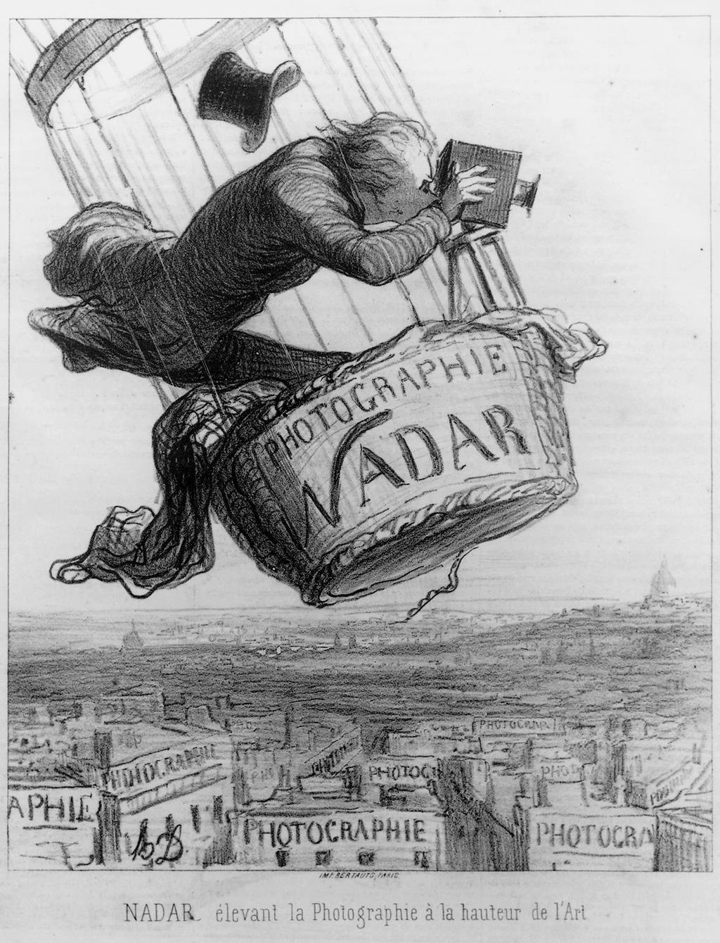 Realism Nadar Raising Photography to the Height of Art, Honoré Daumier, 1862.
