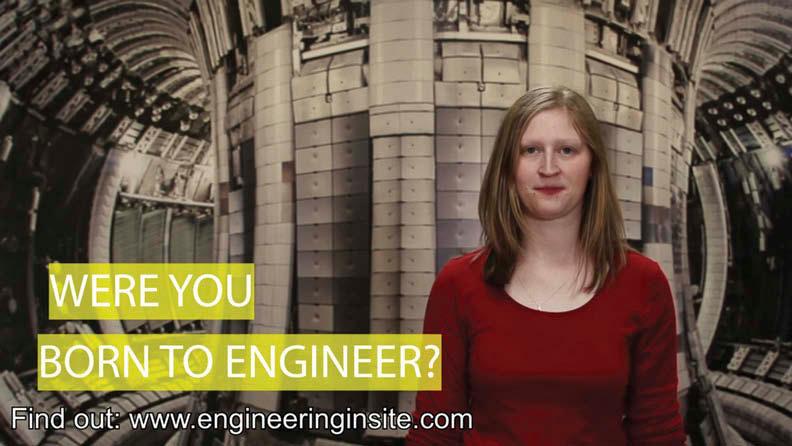 Figure 6. Kim appeared in a national careers film for the Born to Engineer campaign.