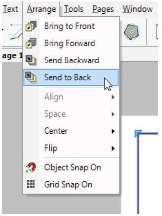 On the tool bar ribbon at the top, select the rectangle tool (highlighted on the image to the right).