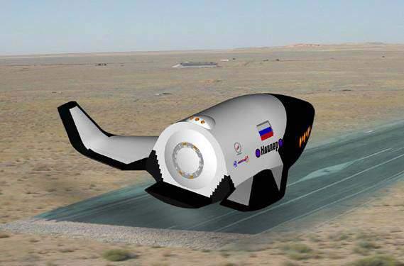 Landing of the Kliper Reentry Vehicle