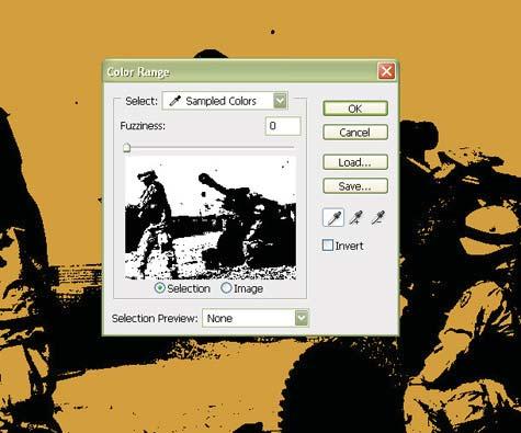 Figure 10. the transparency for the Background layer back on by clicking its eye icon in the Layers palette. Select the Eyedropper tool from the toolbox.