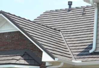elegant, maintenance free steel roof