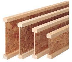 Wood I-joists. Many homes are constructed with wood I-joists, as shown in FIGURE.