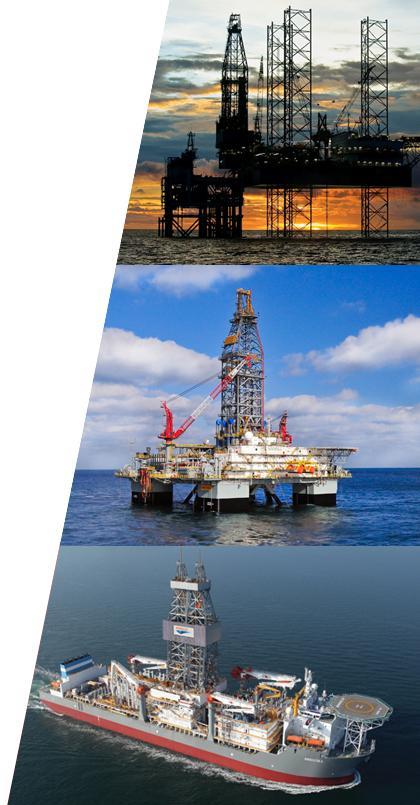 Profile Newest ultra-deepwater fleet Largest active premium jackup fleet World s second largest offshore drilling fleet Wide range of enhanced drilling