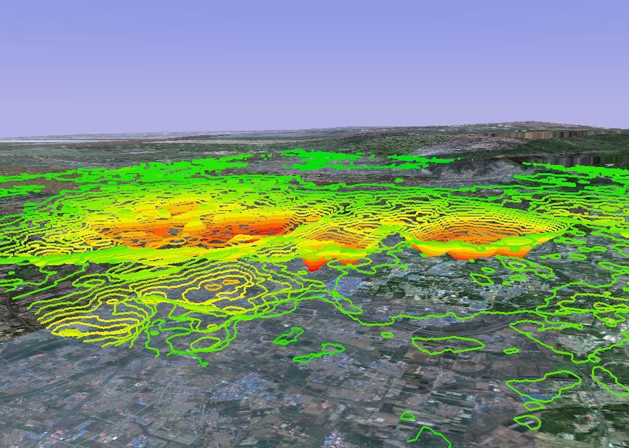 Beijing subsidence 3D view