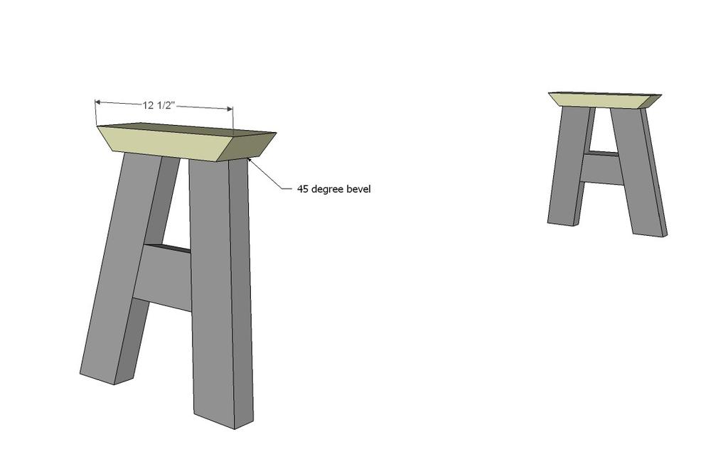You can also build the center leg (see last diagram) now.