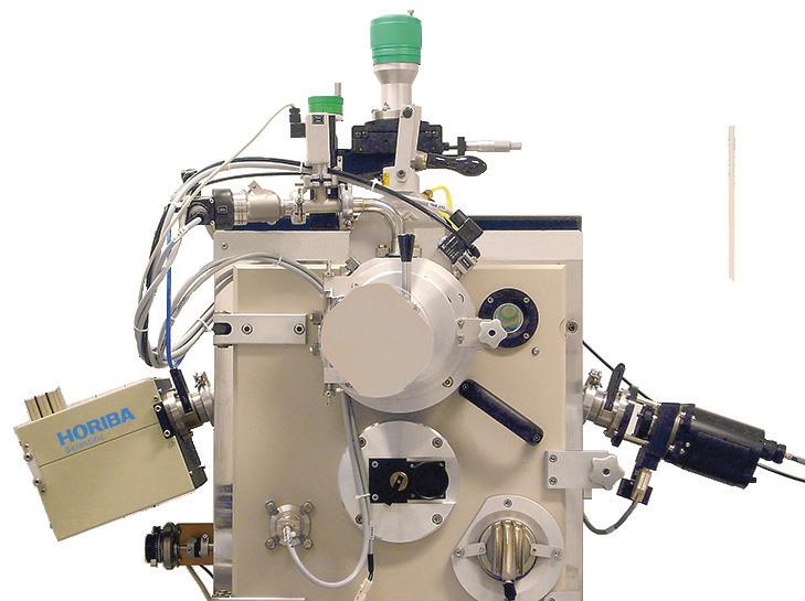 It provides real-time calculation of film thickness and optical constants.