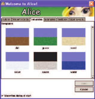 Alice Concepts Chap 1 Help you create Alice worlds on your own.
