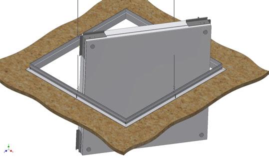 Ceilings (5/8 Thick) Minimum Ceiling Clearance = 10 L Bracket 1 (4x)