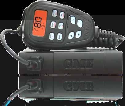 TX3500 SERIES/TX4500 TX3520 Compact and fully featured remote mount 5 watt UHF CB radio The TX3520 displays the same rugged construction, comprehensive feature set and renowned GME reliability as the