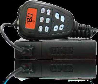 TX3500 SERIES/TX4500 TX3520 Compact and fully featured remote mount 5 watt UHF CB radio The TX3520 displays