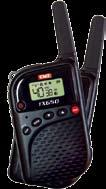 The size of the TX650 has not compromised performance with a feature set comparable to larger high power models. For close range communications the TX650 can be switched to 0.