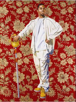 The Exquisite Dissonance Of Kehinde Wiley, npr, May 22, 2015. "Willem van Heythuysen," 2005. Oil and enamel on canvas.