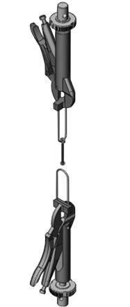 25 Screw Wire diameter KE-7 (Top-Piece Attachment Strength Grips) Heels with heel lift M3 or M4 2mm 50x50x350 mm