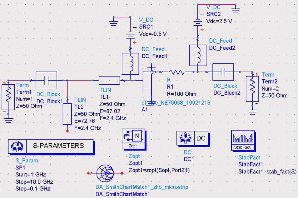 S(2,2) International Journal of Electrical and Electronics Research ISSN 2348-6988 (online) 2.5 S 22 Measurement for Input Matching Network: Fig 2.7: Schematic with Transmission Lines at Source End.