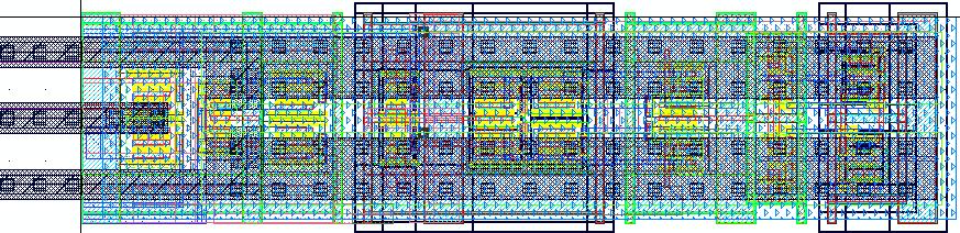 Layout A prototype comparator has been realized in a 90 nm 9M1P CMOS technology with a chip area of 0.0354mm 2. The core comparator size is only 152 µm 2.