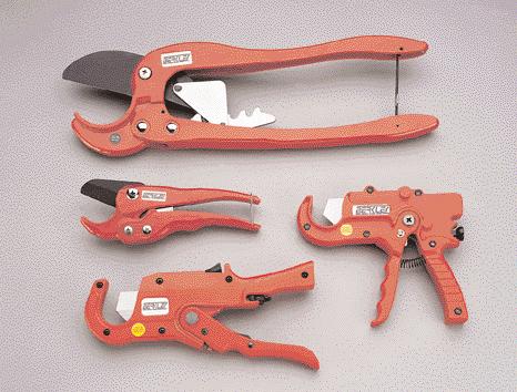 Pipe Cutters (Tubing) Dubey Cutter The newest and most innovative tubing cutter! The handle is made from high quality cast aluminum and incorporates hardened tool steel cutting blades.