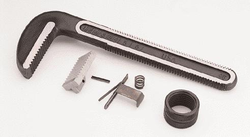 BERKLEY # RIDGE TOOL # DESCRIPTION CAPACITY WEIGHT (LBS.) BT-78012 31340 12" Strap Wrench 2" 2.00 BT-78018 31345 18" Strap Wrench 5" 4.75 BT-78018L N/A 18" Strap Wrench w/ 36" strap 6" 5.
