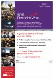Event Advertising Reach thousands of potential customers who use SPIE event pieces to plan their agendas.