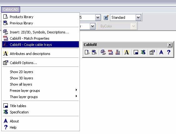 Getting Started with CabloCAD Customising CAD After installation, it is necessary to run CabloCAD 2009 configuration to select the interface language and the environment settings.