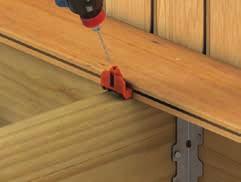 Each EB TY Premium kit includes additional screws for attaching the first board. 4. Apply glue Place a drop of wood glue into the hole and insert the hardwood plug.