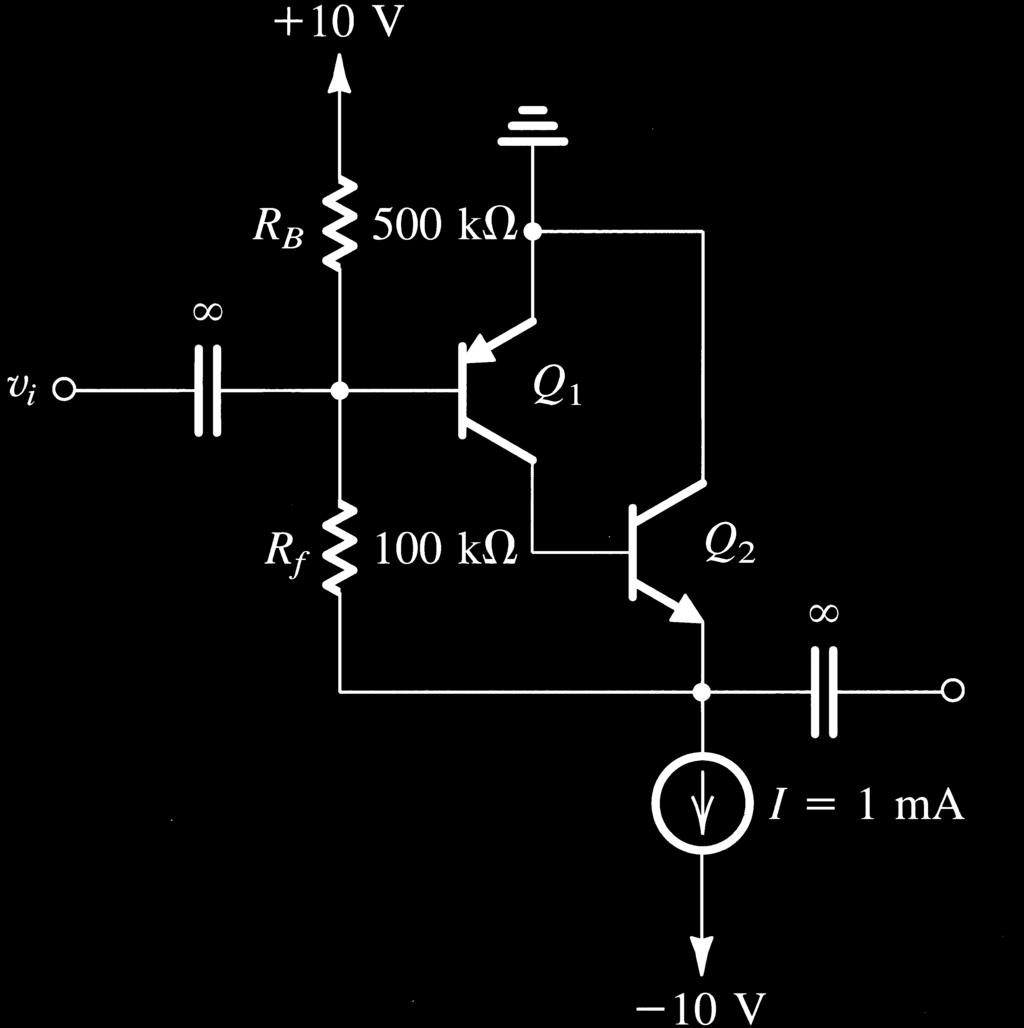CH A PT ER 1 1 PROBLEMS 97 Chapter 11 Output Stages and Power Amplifiers equal to I C, and Q 1 will be operating at a collector current approximately equal to I C β.