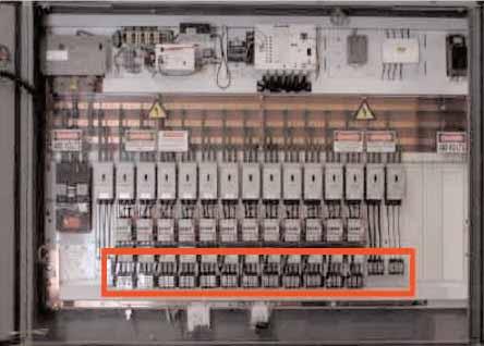A Recognized Terminal Block (UL1059) can only be used if it meets the spacing requirements at the required voltage in UL 508A, section 10.2 