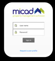 register (if applicable) Logging in Enter your Micad Portal username and password when you reach the Portal sign in page Please note: details on how