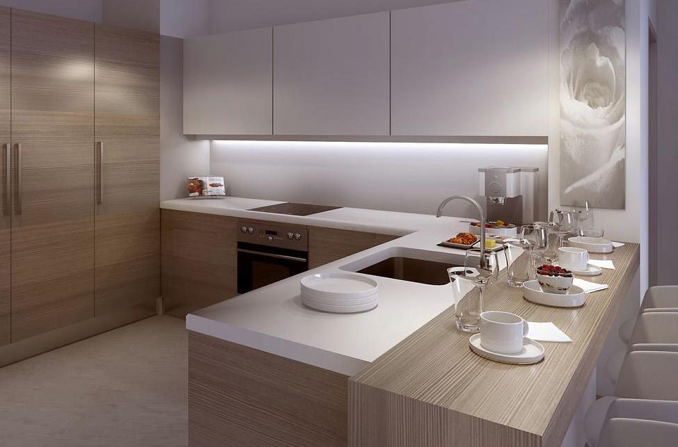 A Statement for Exceptional Taste Fully-equipped kitchens featuring stainless steel appliances,