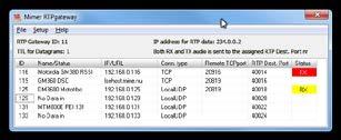 third party recorder in RTP format No operator software 3157 Mimer RTP Gateway Mimer StatusLog