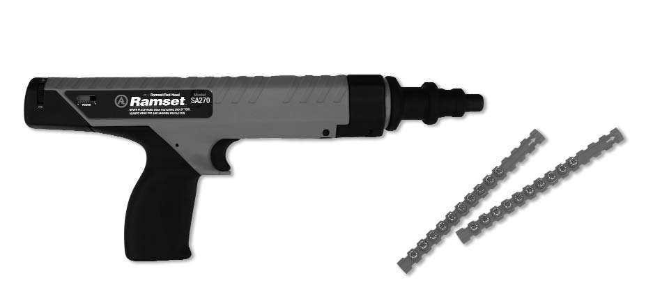 SA270 SA270 Semi-Automatic 3" Pin Capacity Very Powerful Power adjust Excellent balance easy to use all day long Rubber grip on front barrel eliminates pinched fingers and hands