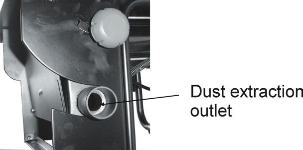 tighten the securing knobs. Note: If a precision 90 O cut is required, check the angle of saw blade using a square, make any adjustments necessary using the adjuster handle, then reset the pointer.