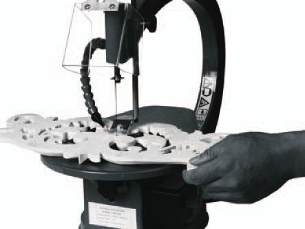 BASIC OPERATIONS BASIC SCROLL SAW OPERATION PLEASE read and understand the following items about your scroll saw before attempting to use the saw. The saw does not cut wood by itself.