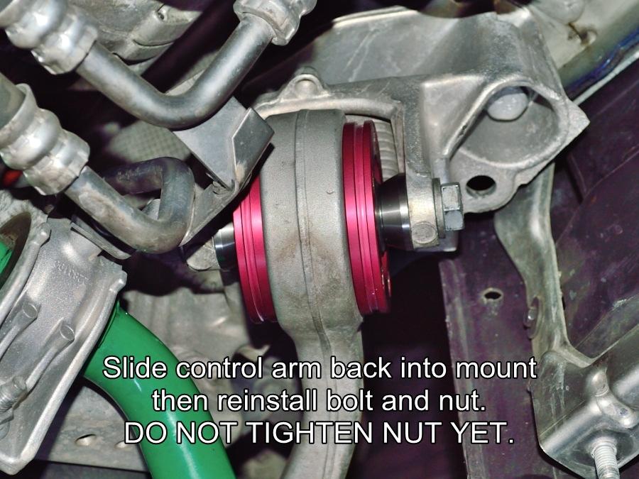 You may have to rotate the ball joint slightly within the housing if it's not square to the mounting flanges.