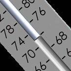 Read the measurement at the end of the Guide Wire to obtain the screw length. For accurate measurement, the tip of the Guide Wire Sleeve should be in contact with the cortex.