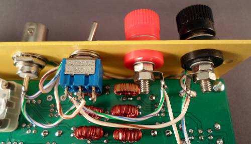 Wiring the board into the enclosure. 1. Remove the shaft extender(s) from the variable cap(s). 2.