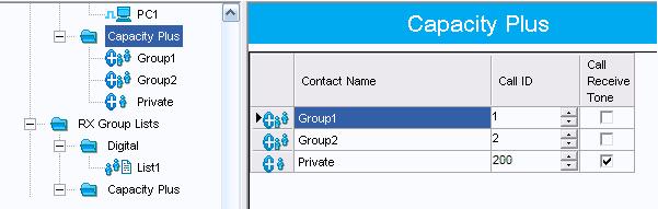 Capacity Plus 29 7. Create Capacity Plus contacts.