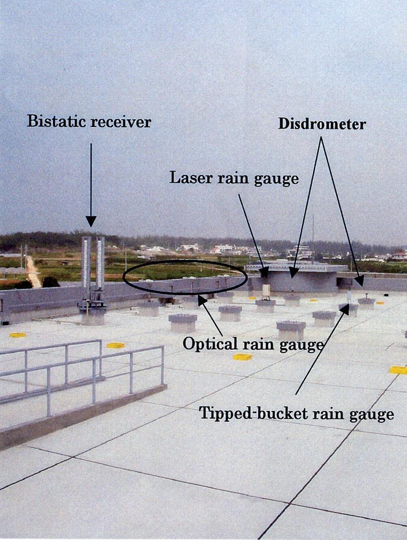 data. Wind-speed vector data acquired by the bistatic radar network is processed, and precipitation intensity is estimated using the ZDR, KDP, and k-r relationships as well as the standard Z-R