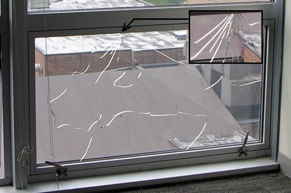 d. High temperatures, such as fire, also cause glass to fracture.